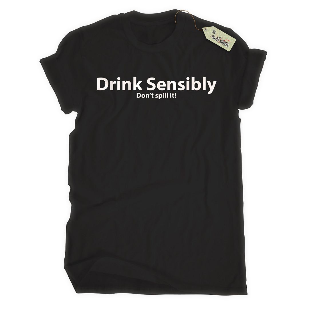 有关以下物品的详细资料: drink sensibly dont spill it funny